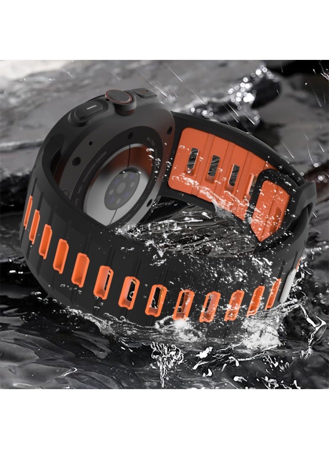 HaDoii Sport Band for Galaxy Watch Ultra Bands(2025/2024),Compatible with Samsung Watch Ultra Band,Soft Silicone Breathable Waterproof Loop Replacement Strap for Galaxy Ultra Watch Band 47mm for Men - Image 4